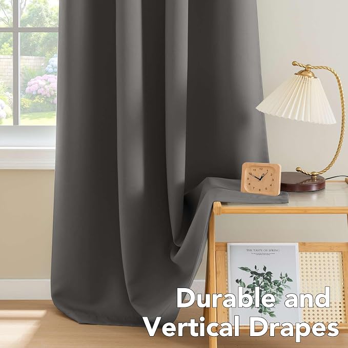 H.VERSAILTEX Blackout Curtains for Bedroom Thermal Insulated Room Darkening - Image 8
