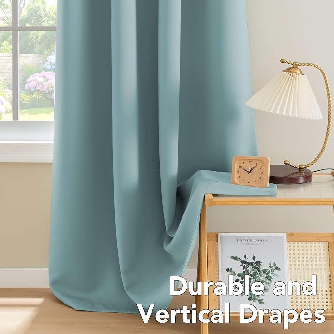 H.VERSAILTEX Blackout Curtains for Bedroom Thermal Insulated Room Darkening - Image 8