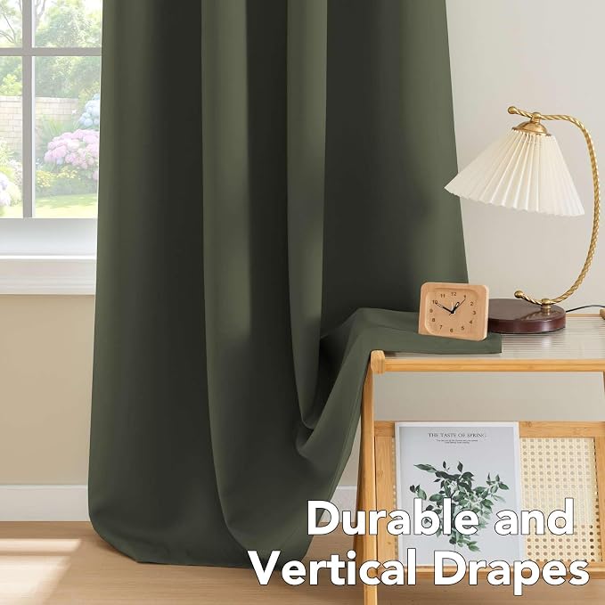 H.VERSAILTEX Blackout Curtains for Bedroom Thermal Insulated Room Darkening - Image 8