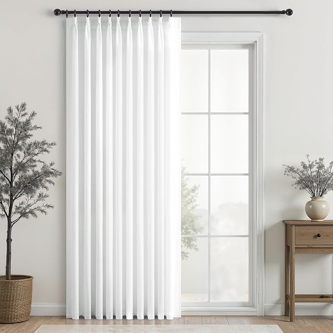 Topfinel Pinch Pleated Curtains 90 Inches Long 1 Panels Set, 60x90 inch Length by Topfinel