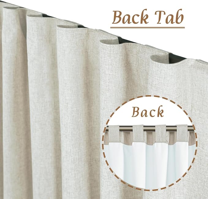 Short Linen Curtains 40 Inches Long - Image 6