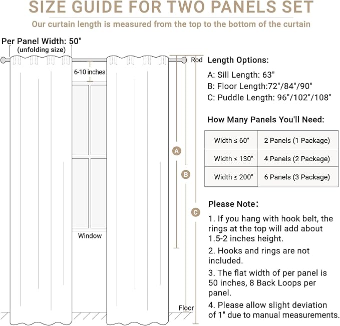 Faux Linen Total Blackout Curtains - Image 6