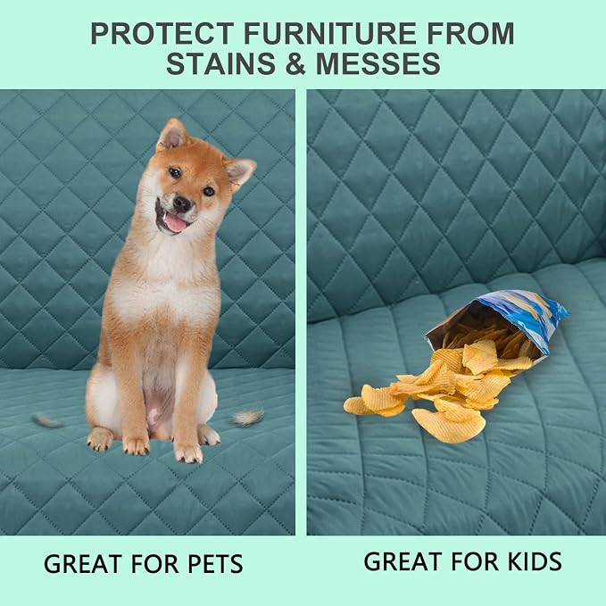 Reversible Recliner Chair Covers, Water Repellent, Chair Protectors Covers - Image 5