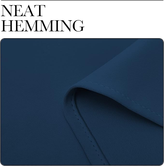 NICETOWN Window Curtain Panels, Thermal Insulated Solid Grommet Blackout - Image 7