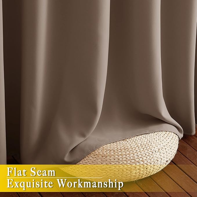 NICETOWN Blackout Curtain for Patio Door, Grommet Top Sliding Door Panel - Image 7