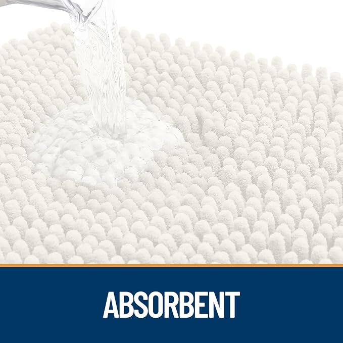 OLANLY Dog Door Mat for Muddy Paws 59x20, Super Absorbent Chenille Mud Mat | - Image 3