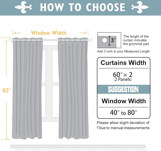 ChrisDowa White 100% Blackout Curtains - Image 6
