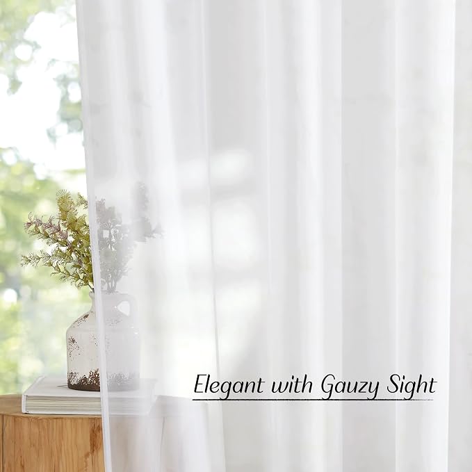 NICETOWN Sheer Curtains Extra Long - Image 5
