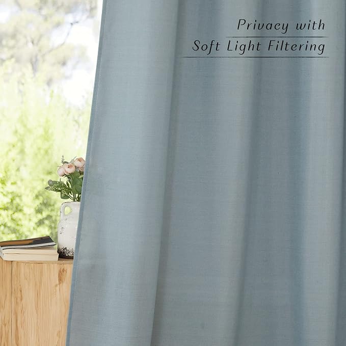 NICETOWN Linen 36 inch Curtains - Image 8