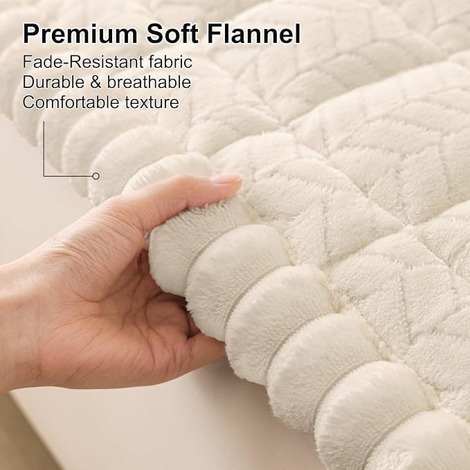 Smiry Couch Cover for Dogs, Non Slip Fuzzy Pet Sofa Arm Covers Washable | Sofa - Image 5