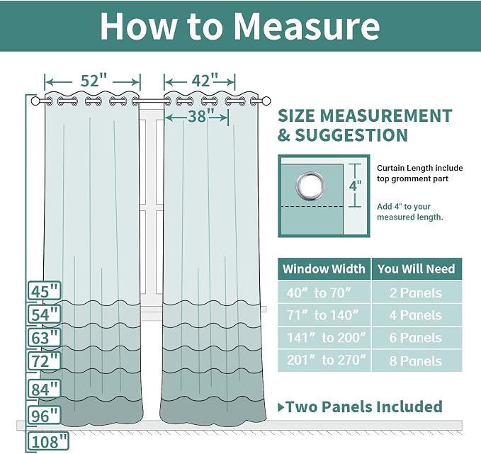 Yakamok Room Darkening Curtains 42x72 inch Length Charcoal Grey-Living Room | 2 - Image 7