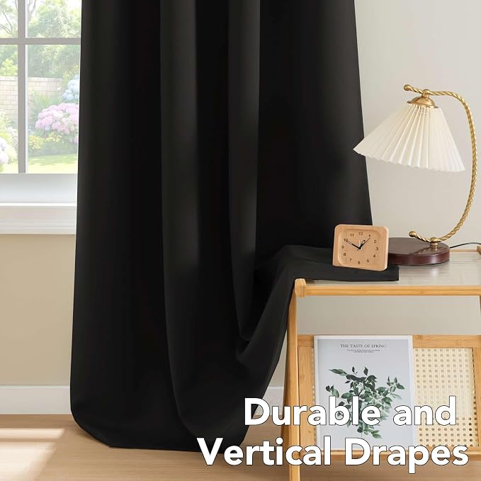 H.VERSAILTEX Blackout Curtains for Bedroom Thermal Insulated Room Darkening - Image 8