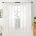 BGment Natural Linen Curtains 42X63 Inch Length by BGment