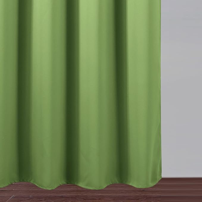 Blackout Curtains 66 x 95 inch/Light Green Curtains Set of 2 Panels/Thermal - Image 9