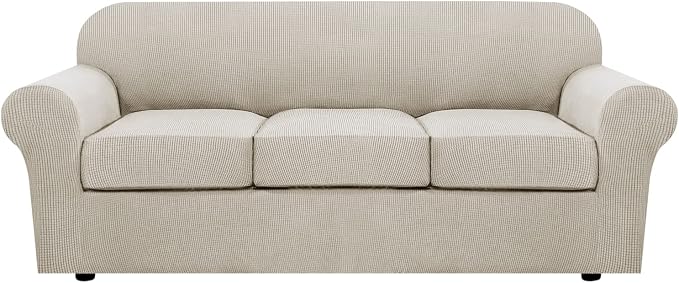 H.VERSAILTEX 4 Piece Stretch Sofa Covers by HVERSAILTEX
