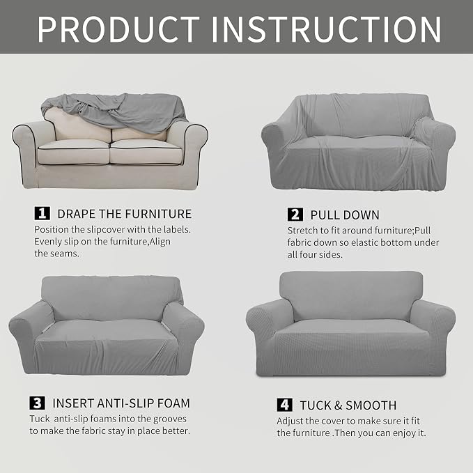 Easy-Going Stretch Oversized Chair Slipcover - Image 6