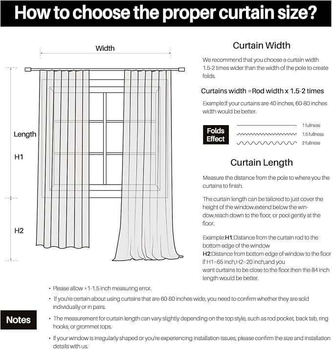 Pinch Pleated Linen Curtains 100% Blackout 84 Inches Long - Image 8