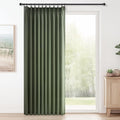 Topfinel Olive Green Pinch Pleated Curtains 105 Inch Length 1 Panels by Topfinel