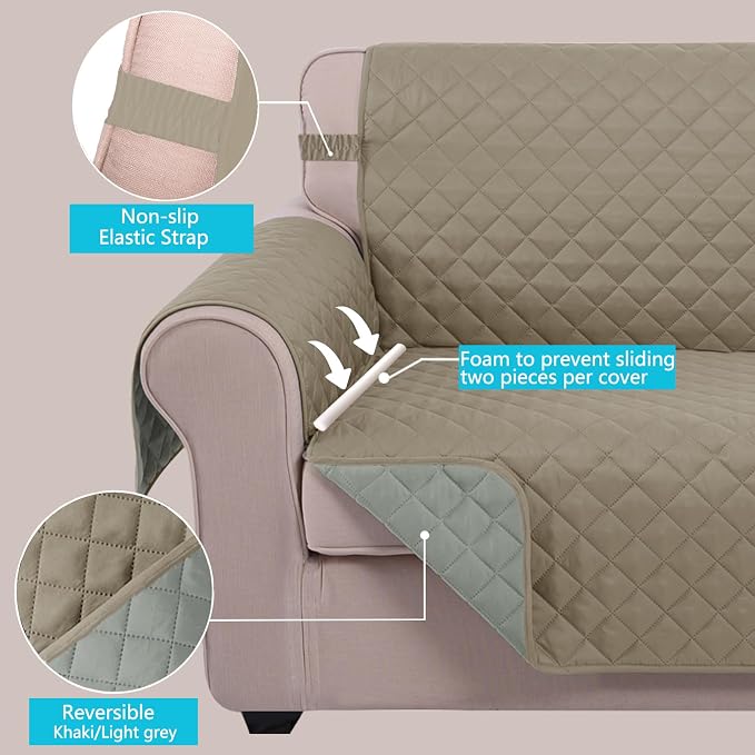 U-NICE HOME Loveseat Sofa Cover - Image 4