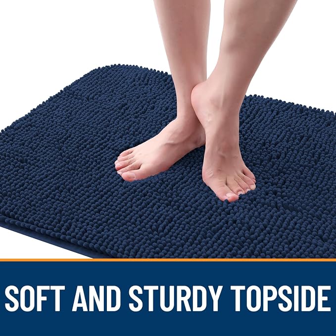 OLANLY Dog Door Mat for Muddy Paws 59x35, Super Absorbent Chenille Mud Mat | - Image 4