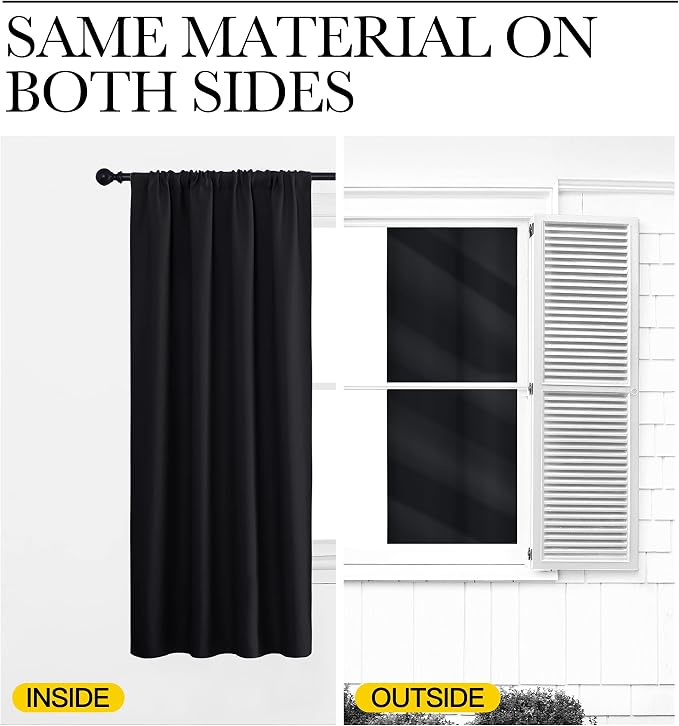 NICETOWN Halloween Black Out Curtain Panels - Image 6
