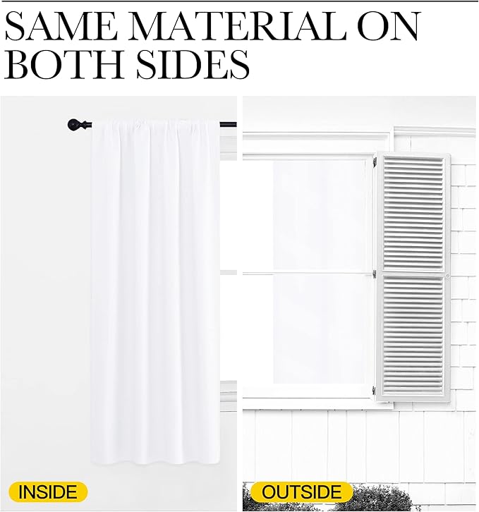 NICETOWN Kitchen Window Curtain Panels - Image 6
