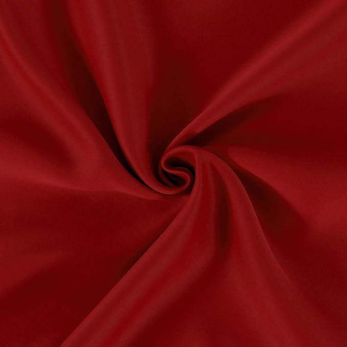 Red Thermal Blackout Curtains/42 x 72 Inch/Set of 2 Panels Room Darkening - Image 5