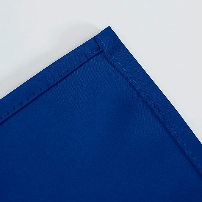 Blackout Curtains 52 x 72 inch/Royal Blue Curtains Set of 2 Panels/Thermal - Image 8