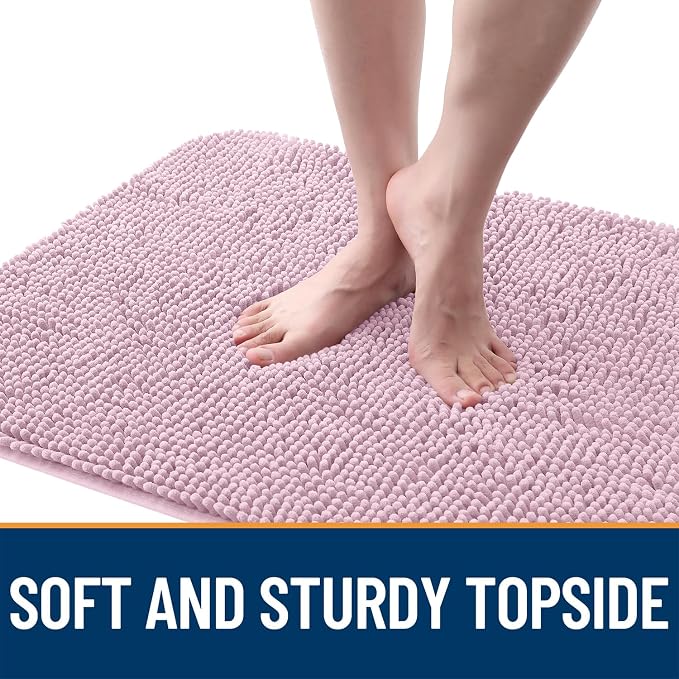 OLANLY Dog Door Mat for Muddy Paws 47x32, Super Absorbent Chenille Mud Mat | - Image 4