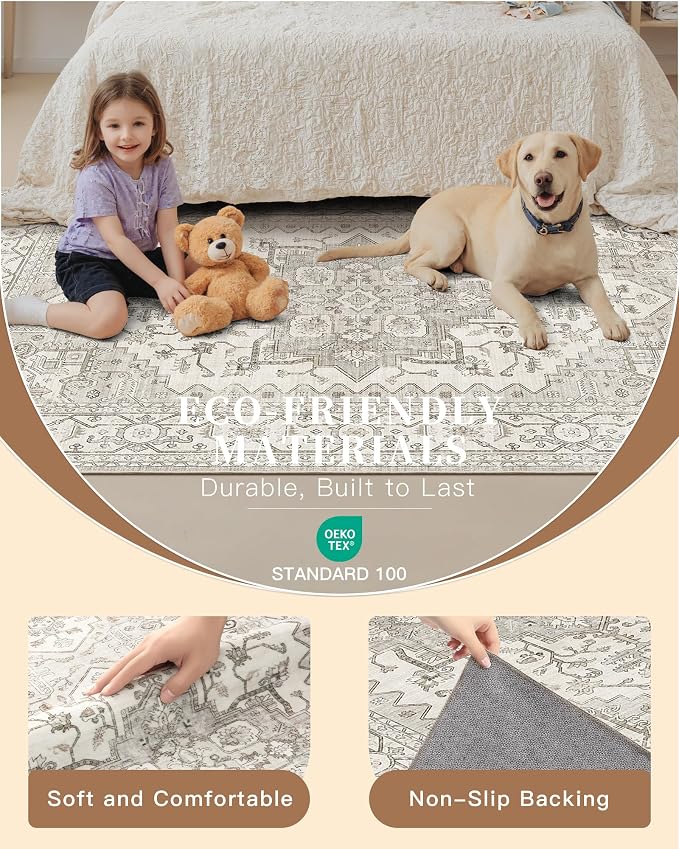 Madane Washable Runner Rug 2x6 Runners - Image 5