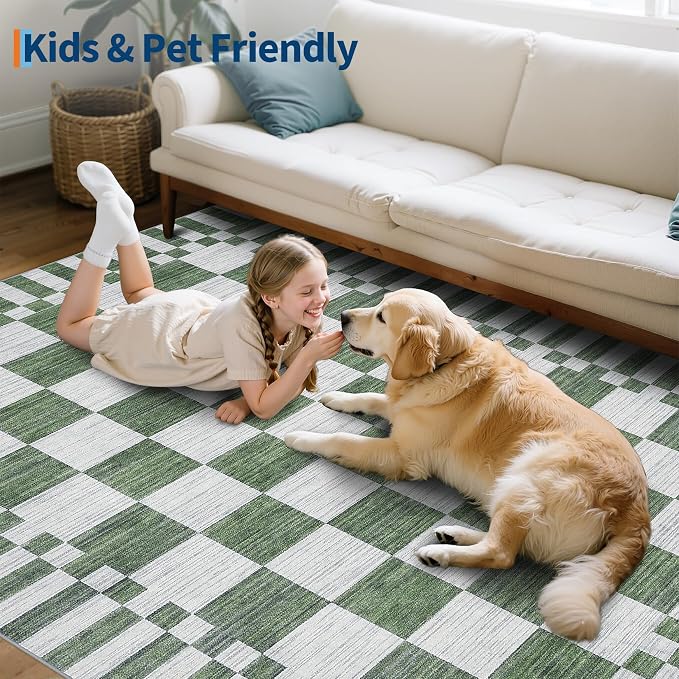 GarveeHome 2x12 Checkered Kitchen Runner Rug - Image 8