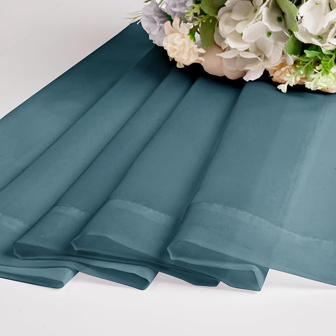 Sheer Curtains 96 inches Long for Bedroom Living Room 2 Panels Set, Farmhouse - Image 7