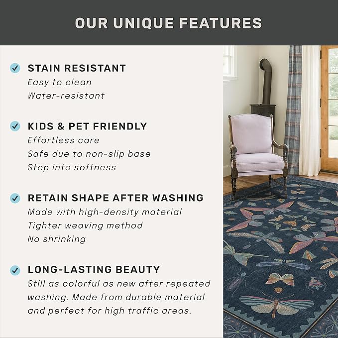 Blue Rugs for Bedroom - Image 7