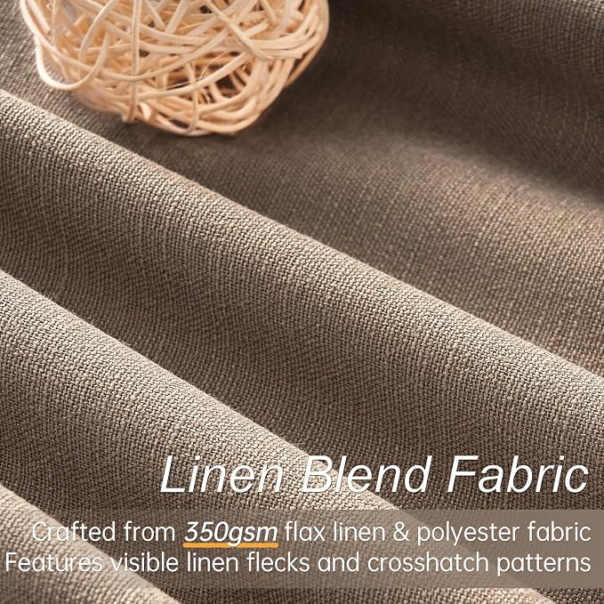 Topfinel 100% Blackout Curtains 84 inch Long 2 Panels - Image 2
