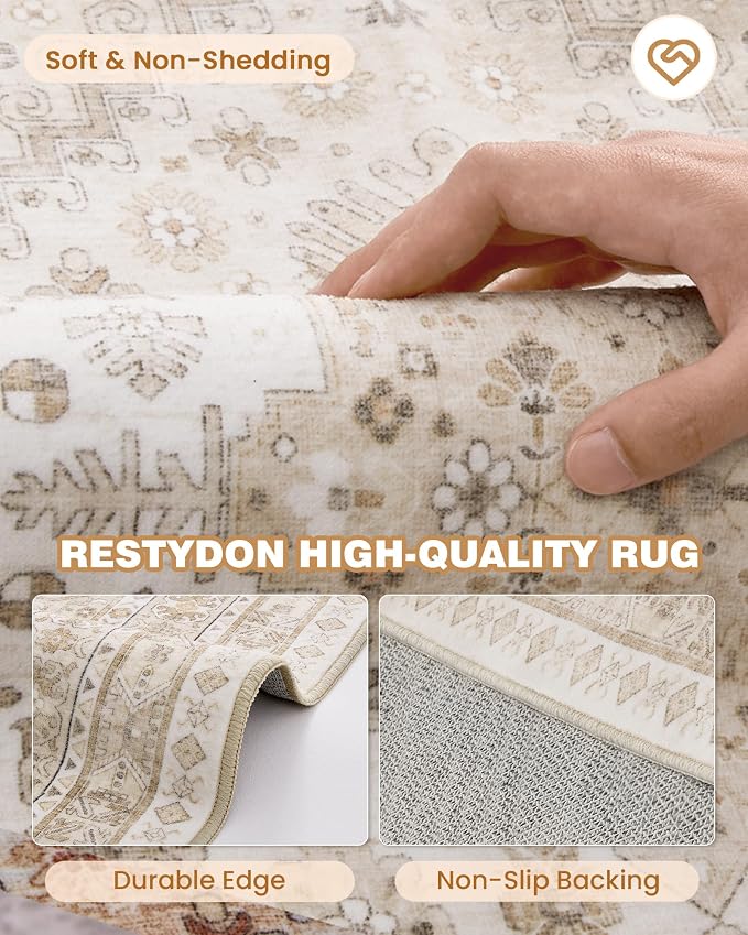 2x3 Entryway Rug Washable Rug Runner - Image 7