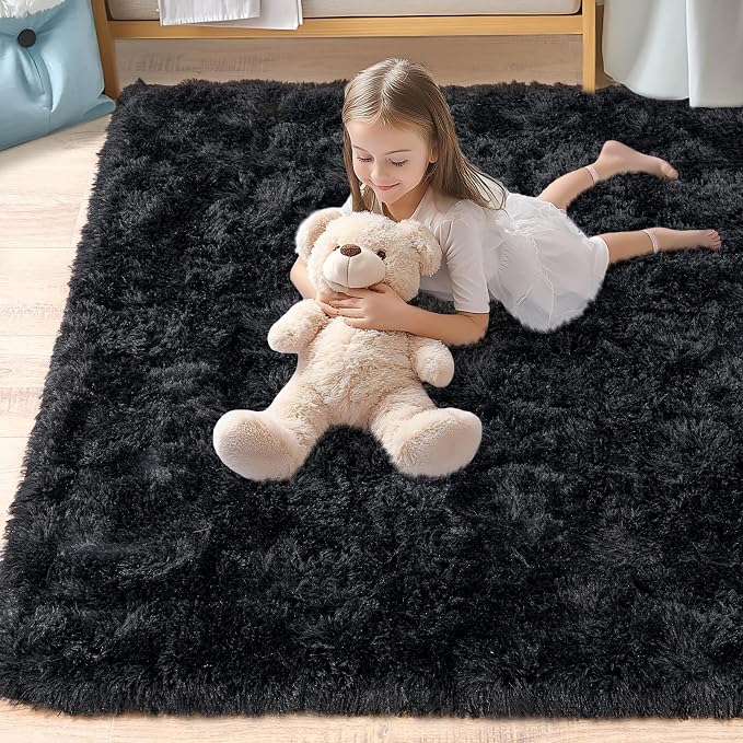 Pionblank 8x10 Rug for Living Room, Fluffy Plush Large Area Rug - Image 7