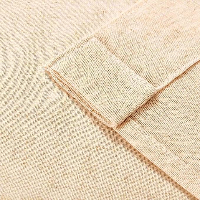 Joydeco Linen Curtains 72 Inch Length 2 Panel Sets, Light Filtering Curtains - Image 5