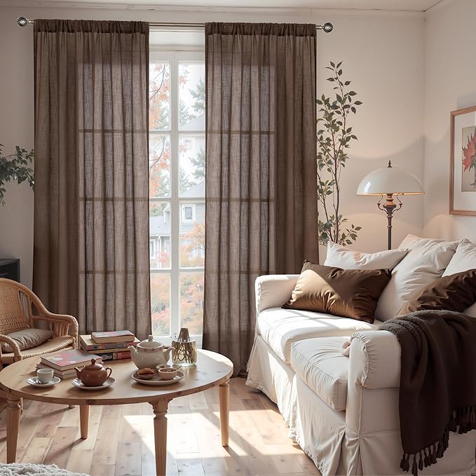 BGment Extra Long 108 Inch Length Curtains - Image 2