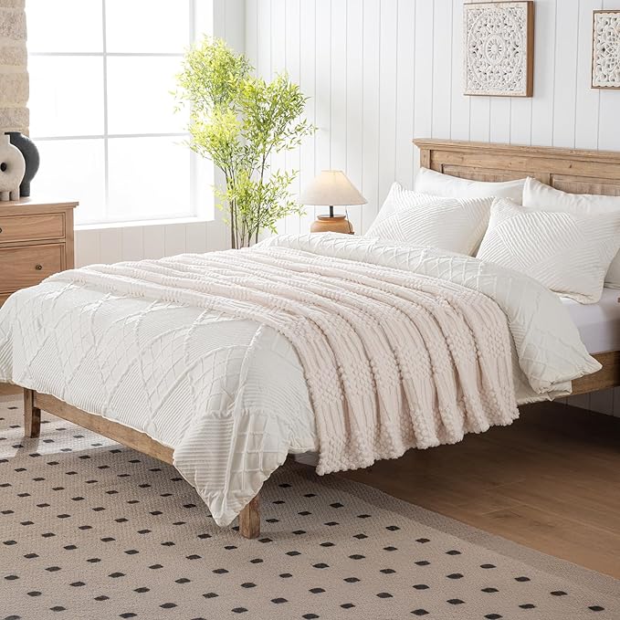 Beige Throw Blanket - Image 4