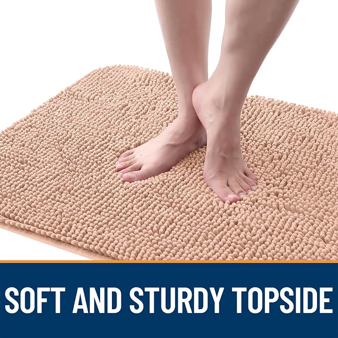 OLANLY Dog Door Mat for Muddy Paws 40x24, Super Absorbent Chenille Mud Mat | - Image 4