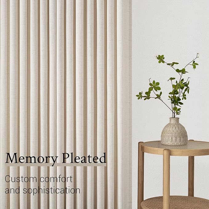 Pinch Pleated 92 Inch Curtains 2 Panels - Image 7