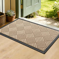 Front Door Mat, Heavy Duty Waterproof Doormat 35.5"x24", Stain Fade Resistant by WELDUN%E2%80%94IdealChoiceforHome