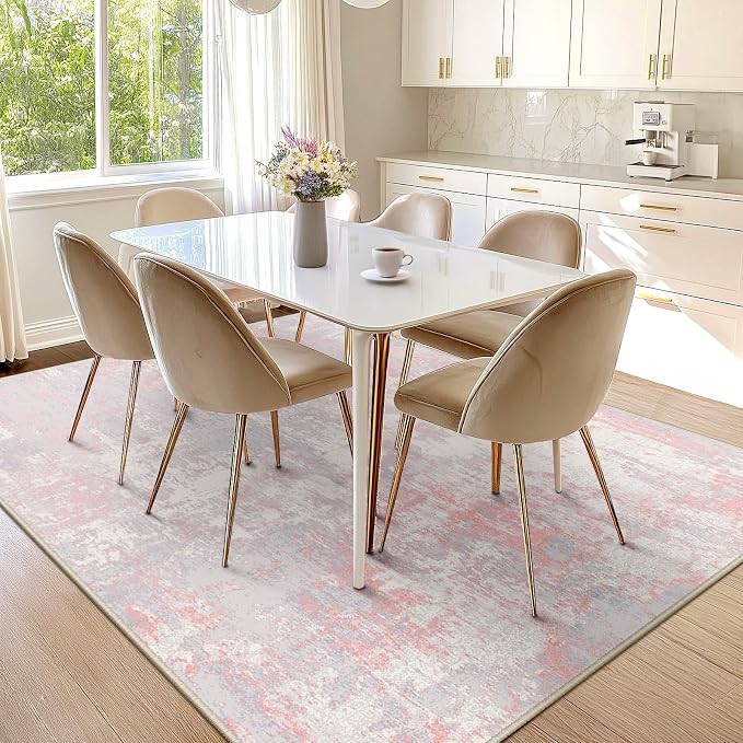 RELEANY Washable 8'x10' Abstract Area Rug - Image 6