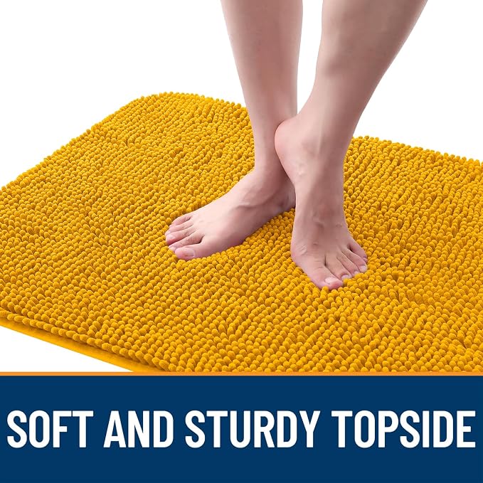 OLANLY Dog Door Mat for Muddy Paws 40x32, Super Absorbent Chenille Mud Mat | - Image 4