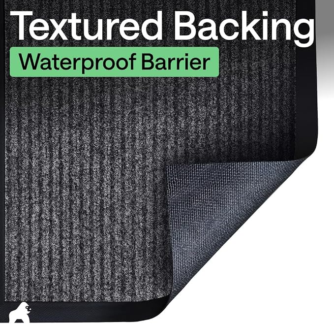 GORILLA GRIP Waterproof Traffic Guard Door Mat, Indoor Outdoor Heavy Duty - Image 6