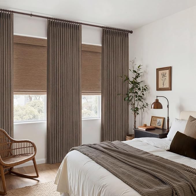 Extra Long 108 Inch Dark Brown Floor to Ceiling Curtains - Image 6