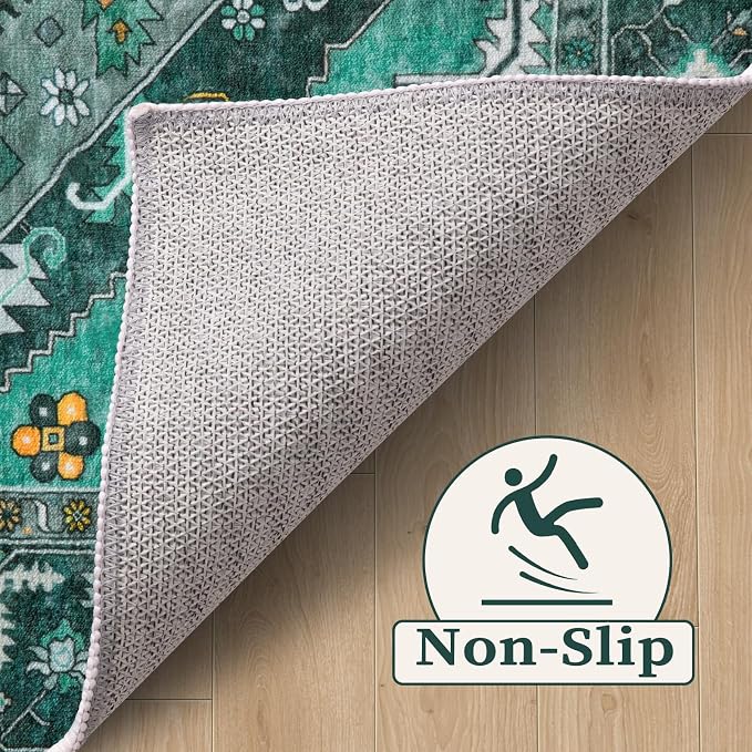 SERISSA 2x3 Washable Non Slip Boho Small Area Rug - Image 3