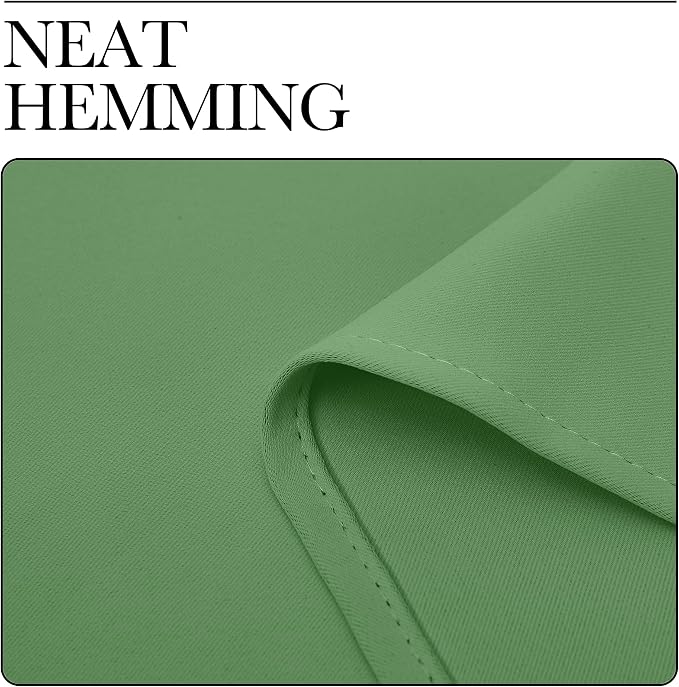 NICETOWN Froest Green Blackout Curtains 54 inches Length - Image 6