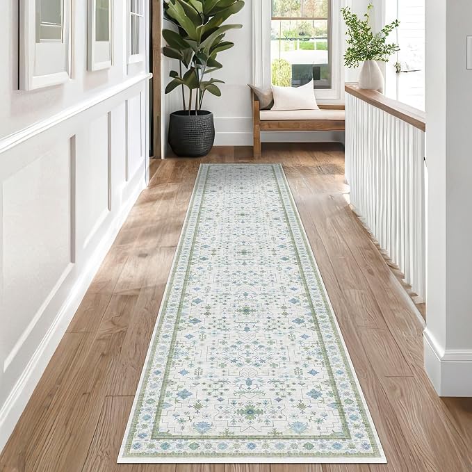 Oushak Runner 2x10 Hallway Rug - Image 6