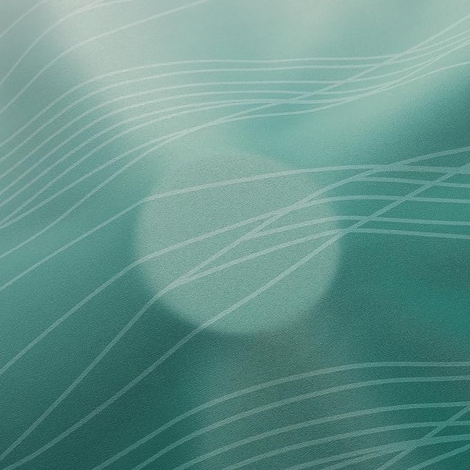 Green and Greyish White Blackout Curtains 42Wx72L 2 Panels | Ombre Curtains - Image 8